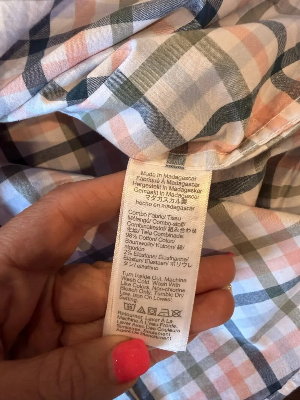 J. Crew Classic Men’s Flex Wash Plaid Button Up Shirt Size XS Multi-Color